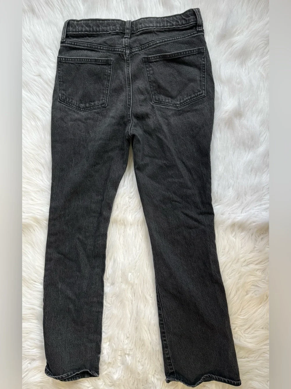 Old Navy Girls Black Faded Flare Jeans